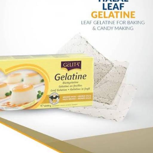 

™ 10 Lembar Gelatin Lembaran Halal / Gelatine Sheet Gelita Halal ➮