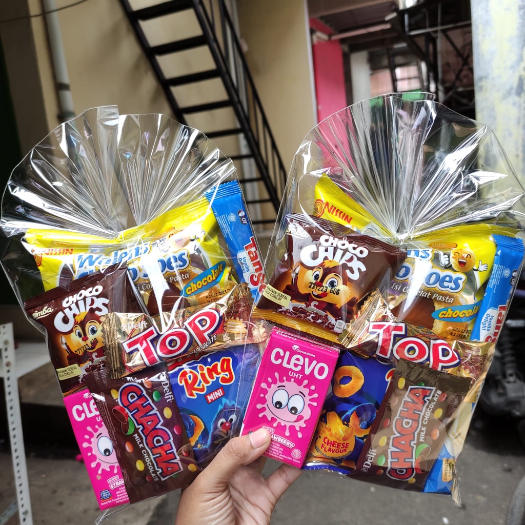 

bingkisan ulang tahun/snack ulang tahun murah