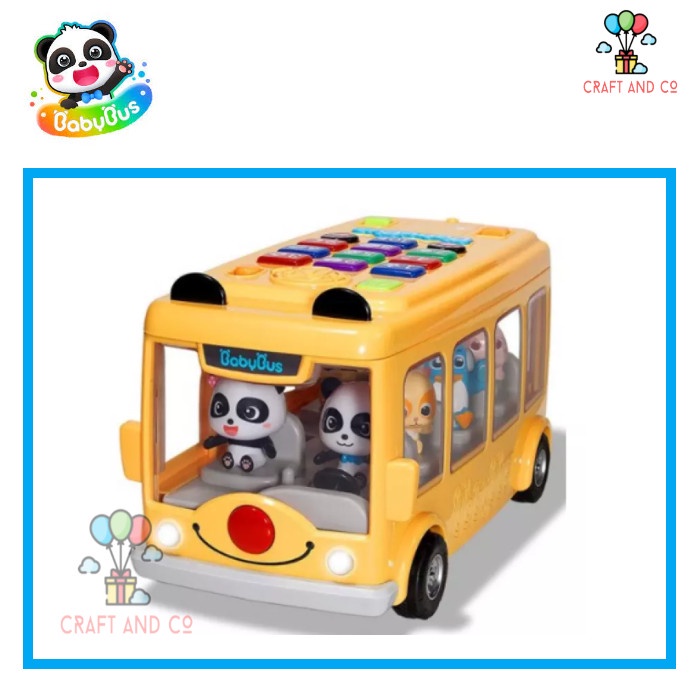 Miniku Mainan Mobil Babybus Dx Sing Along With Kiki Miumiu Friends Ori Korea