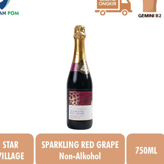 

✯ Star Village Sparkling Grape Juice 750ML Jus Anggur Soda Produk Spain ☟