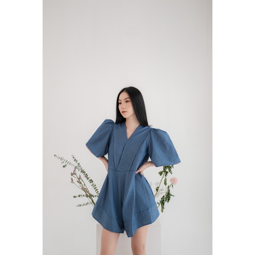 KOOZEE - BORA DENIM JUMPSUIT - JUMPSUIT WANITA KOOZEE