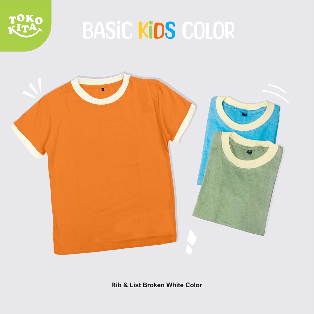 KAOS ANAK unisex MURAH  usia 1-8 Tahun / Baju Kaos anak Laki-laki Perempuan Premium