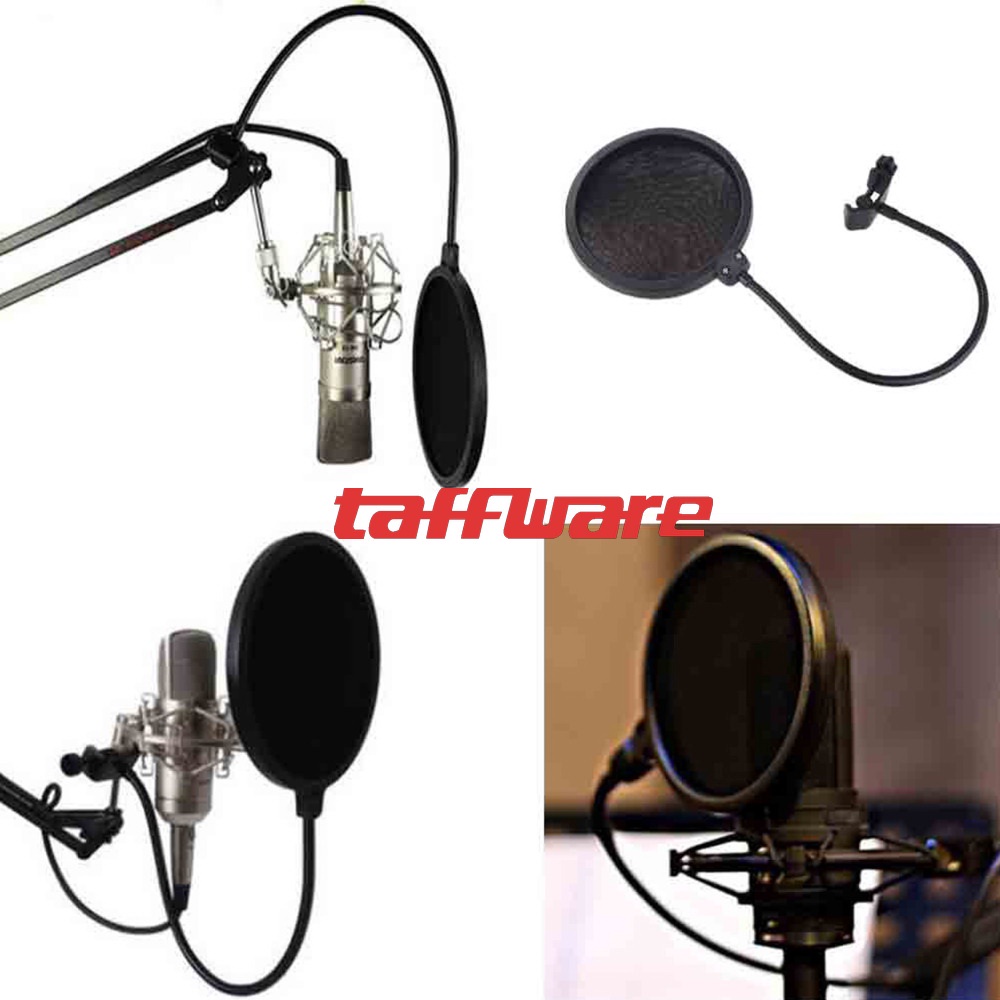 COD Pop Filter Mic Condenser Penyaring Suara Popfilter Mik