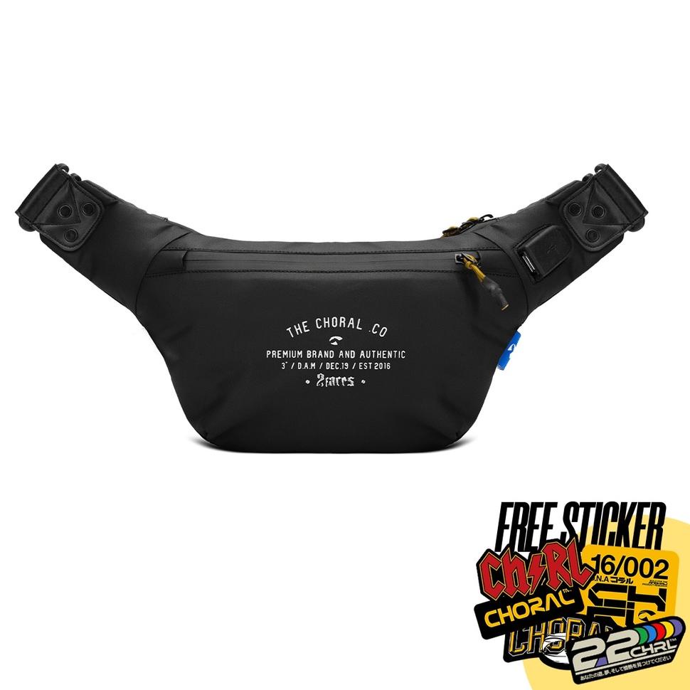 TERMURAH Choral Vegas Waist bag | Tas Pinggang | itas Besar | 2 Side Color