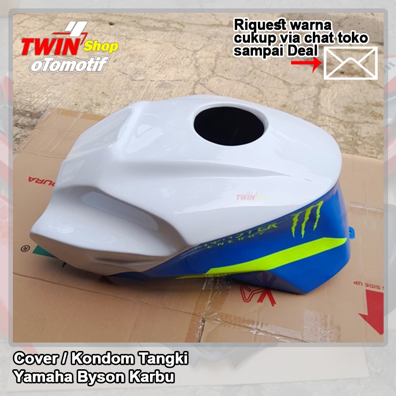 Cover tangki / Kondom Tangki Yamaha Byson Karbu, cover tangki byson, kondom tangki byson