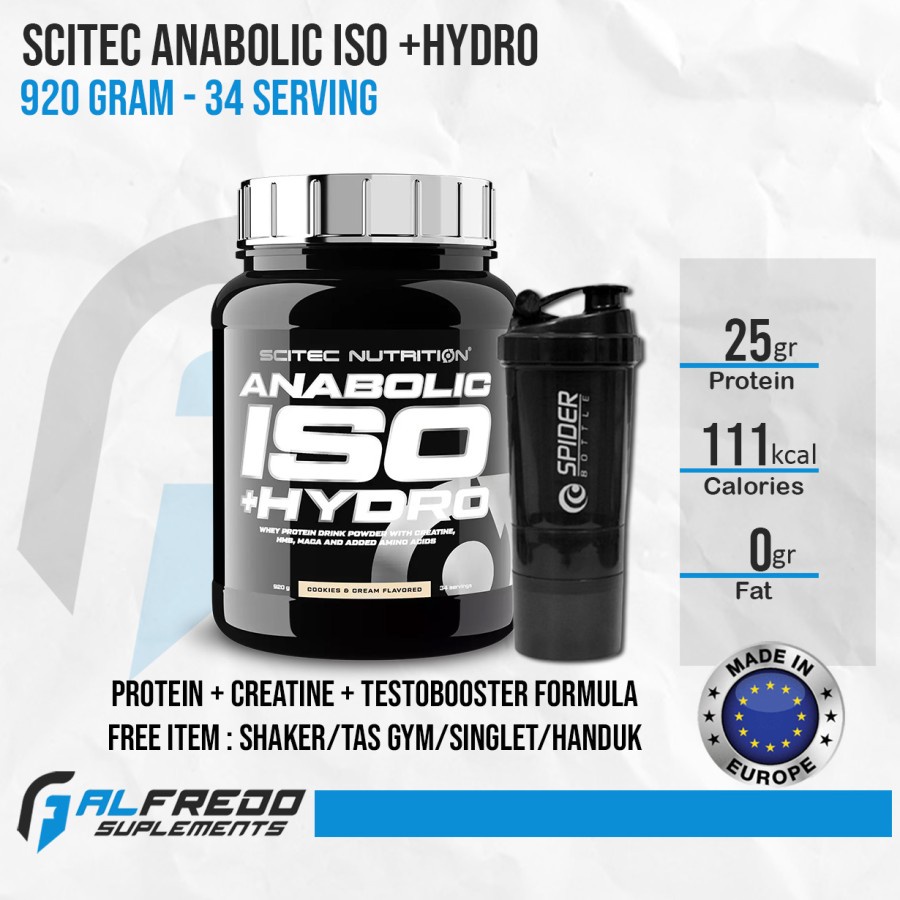 Scitec Nutrition Anabolic ISO +Hydro 920 Gram Whey Protein Isolate