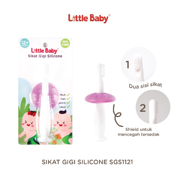 Little Baby - Sikat Gigi Silicone SGS1121 12+ Months
