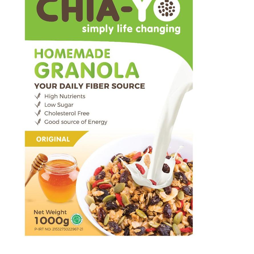 

QualityControl✔️-Chiayo Homemade Granola Original 1kg