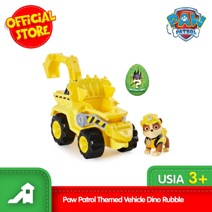 MAINAN PAW PATROL THEMED VEHICLE DINO RUBBLE TERMURAH