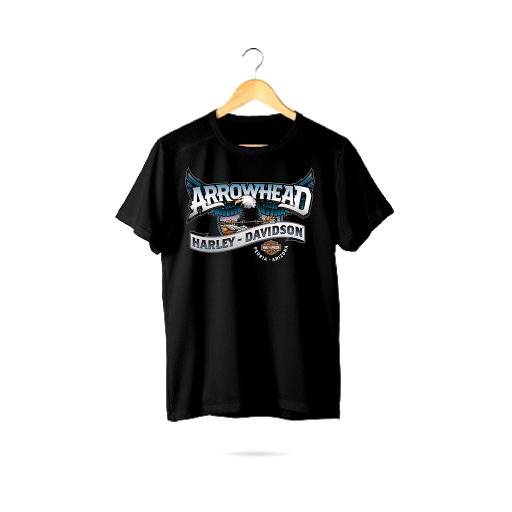 KAOS HARLEY DAVIDSON KUALITAS SABLON PREMIUM