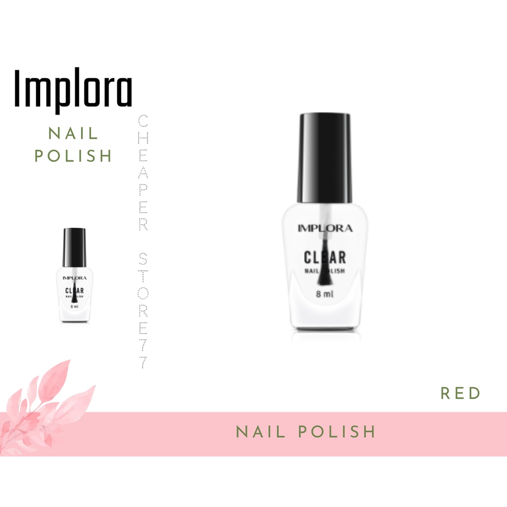 IMPLORA NAIL POLISH - HARGA PER BOTOL