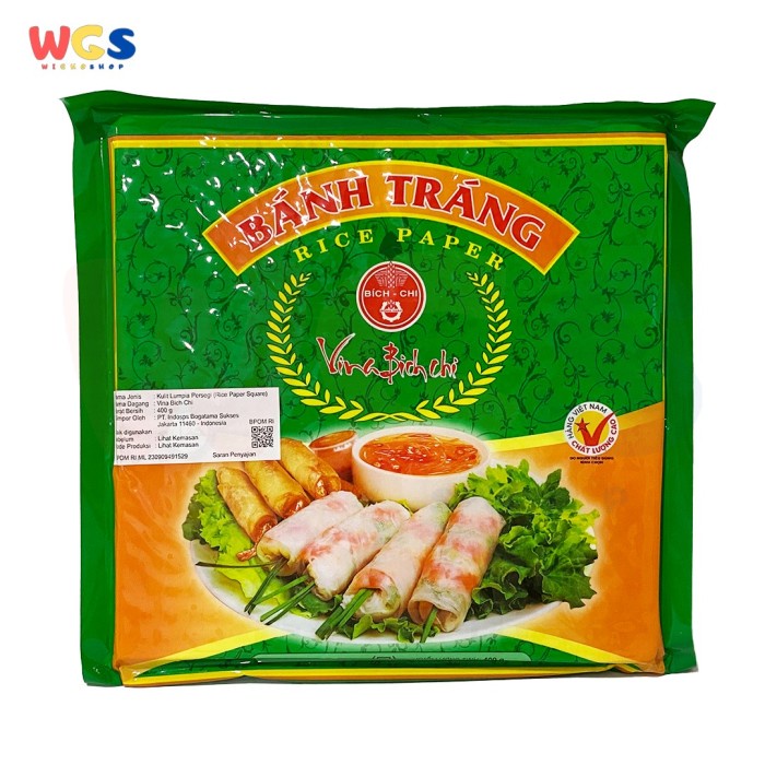 

Banh Trang High Quality Rice Paper Box Vina Bich Chi 22cm x 22cm 400g