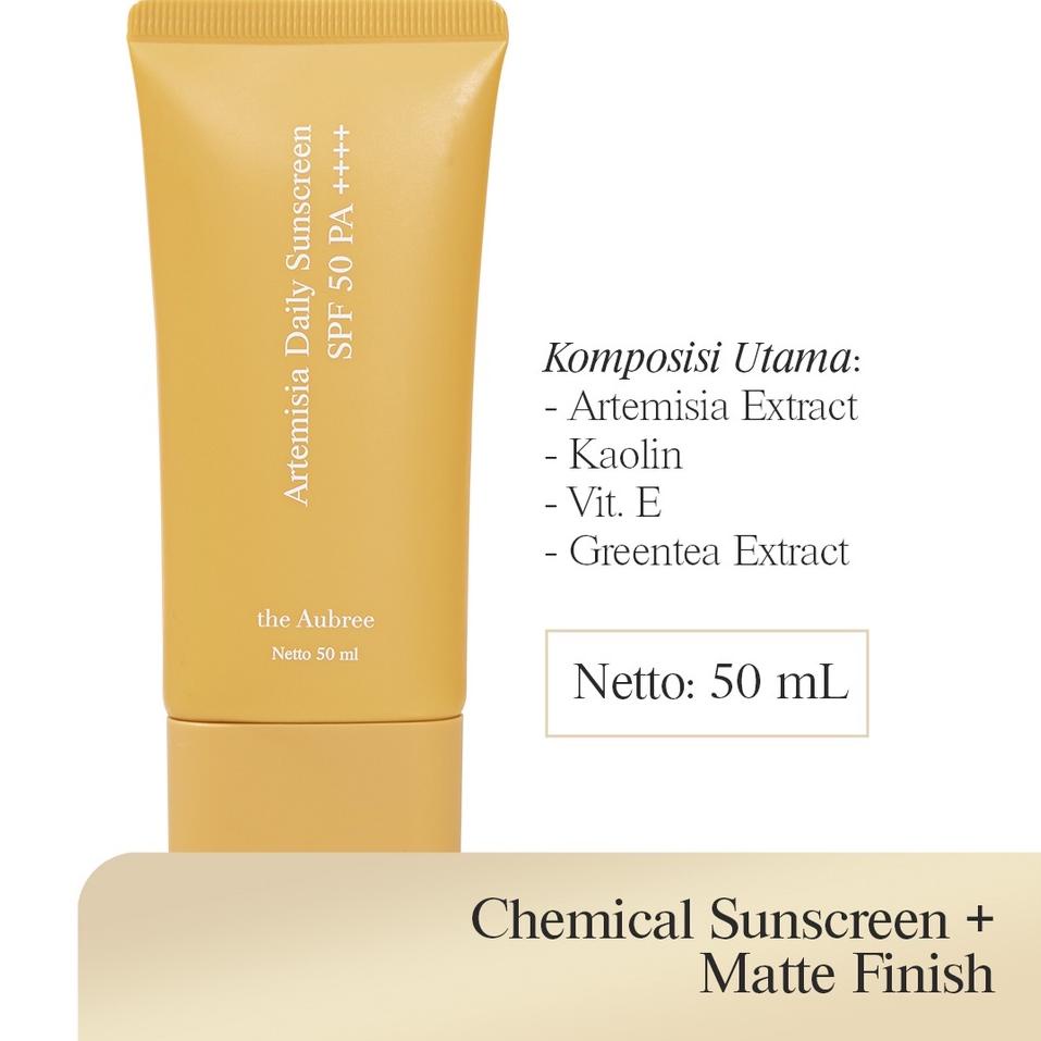➾ The Aubree Artemisia Daily Sunscreen SPF 50 PA ++++ ❀