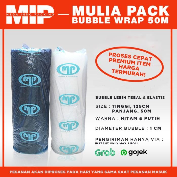 

BUBBLE WRAP ROLL 50 METER HITAM PUTIH BUBLE WRAP MULIAPACK