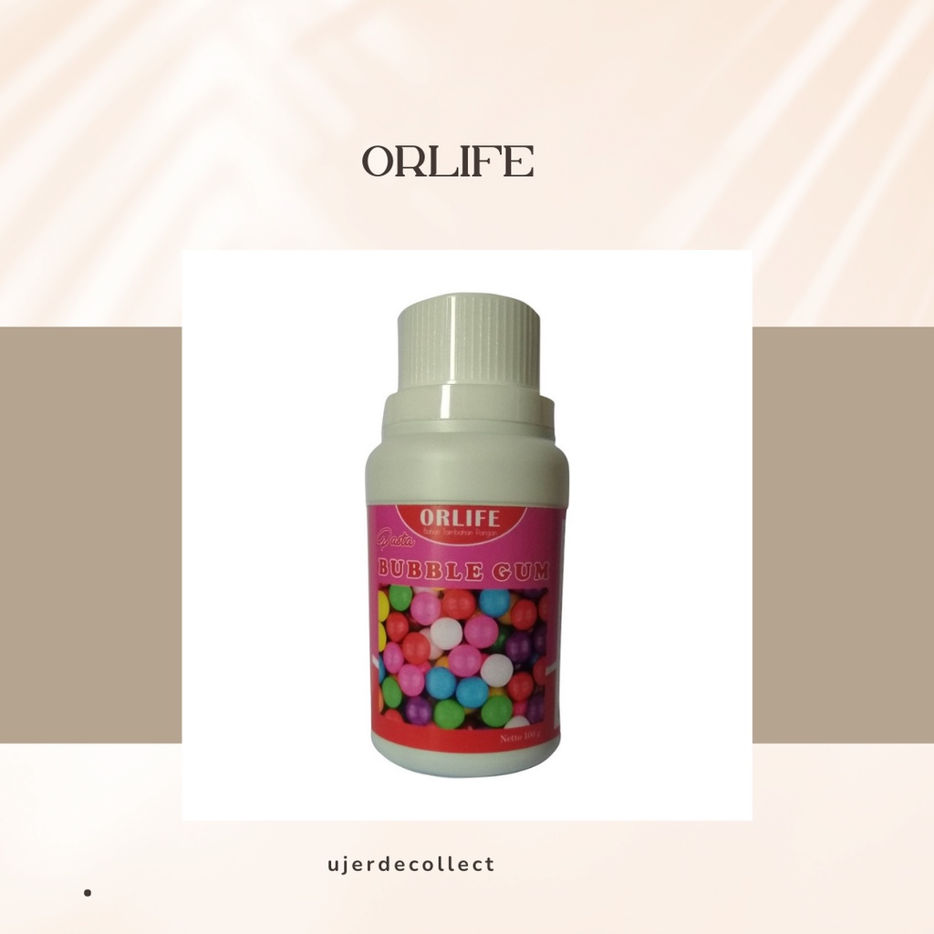 

Pasta Rasa Pink Bubblegum Atau Permen karet Pink 100 Gram Orlife