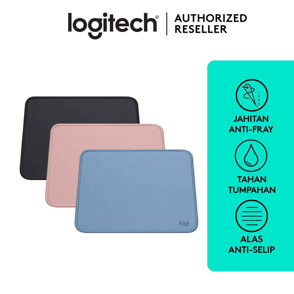 Logitech Mouse Pad Studio Series Alas Polos dan Anti-Slip