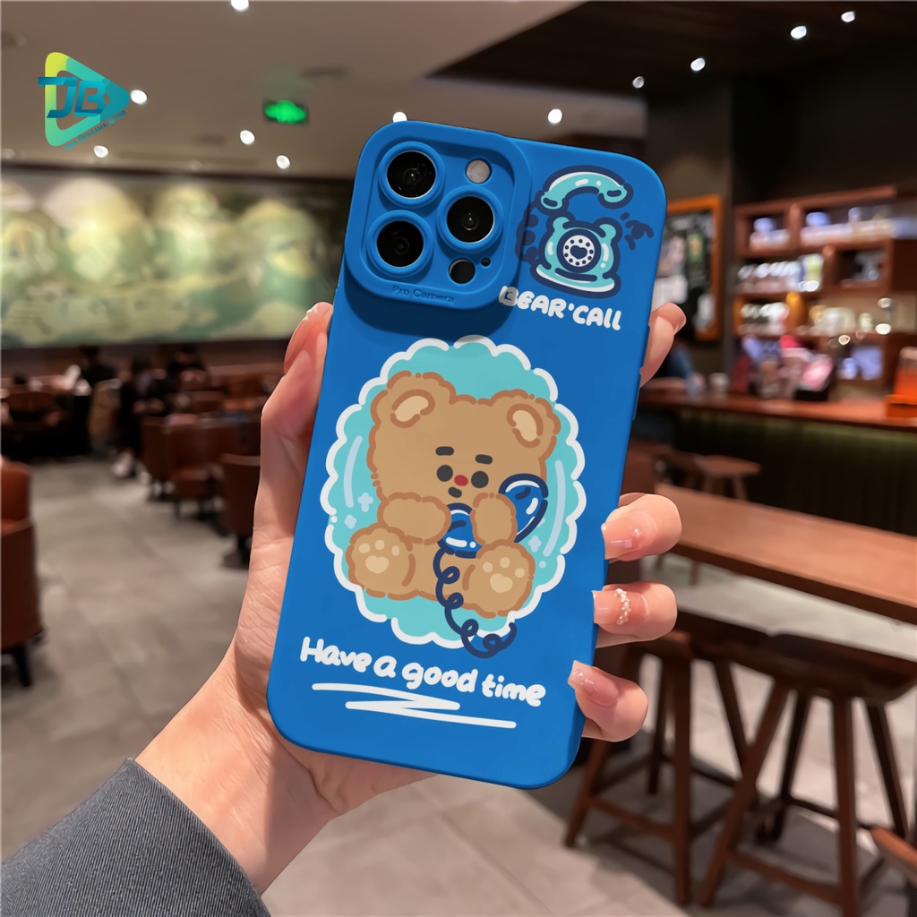 CUSTOM CASE SOFTCASE SILIKON PROCAMERA HAPPY TIME CUSTOM IPHONE 6 6S 7 7+ 8 8+ X XS MAX 11 12 13 14 PRO MAX JB7755