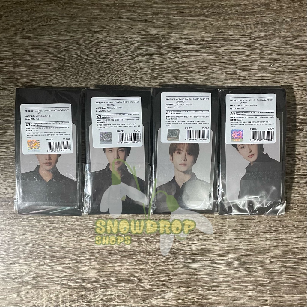 [ READY STOCK ] NCT 127 - MD WTMC R1 ACRYLIC SET  | JAEHYUN MARK TAEIL JOHNNY (SEALED)