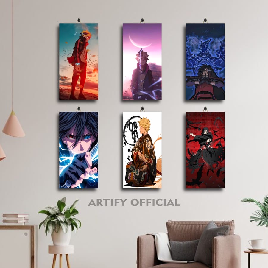 20-40 POSTER RUANG ANIME MATA SHARINGAN SASUKE 15X30 S9YUL|YGVJS| ARTIFY OFFICIAL| DEKORASI DINDING 