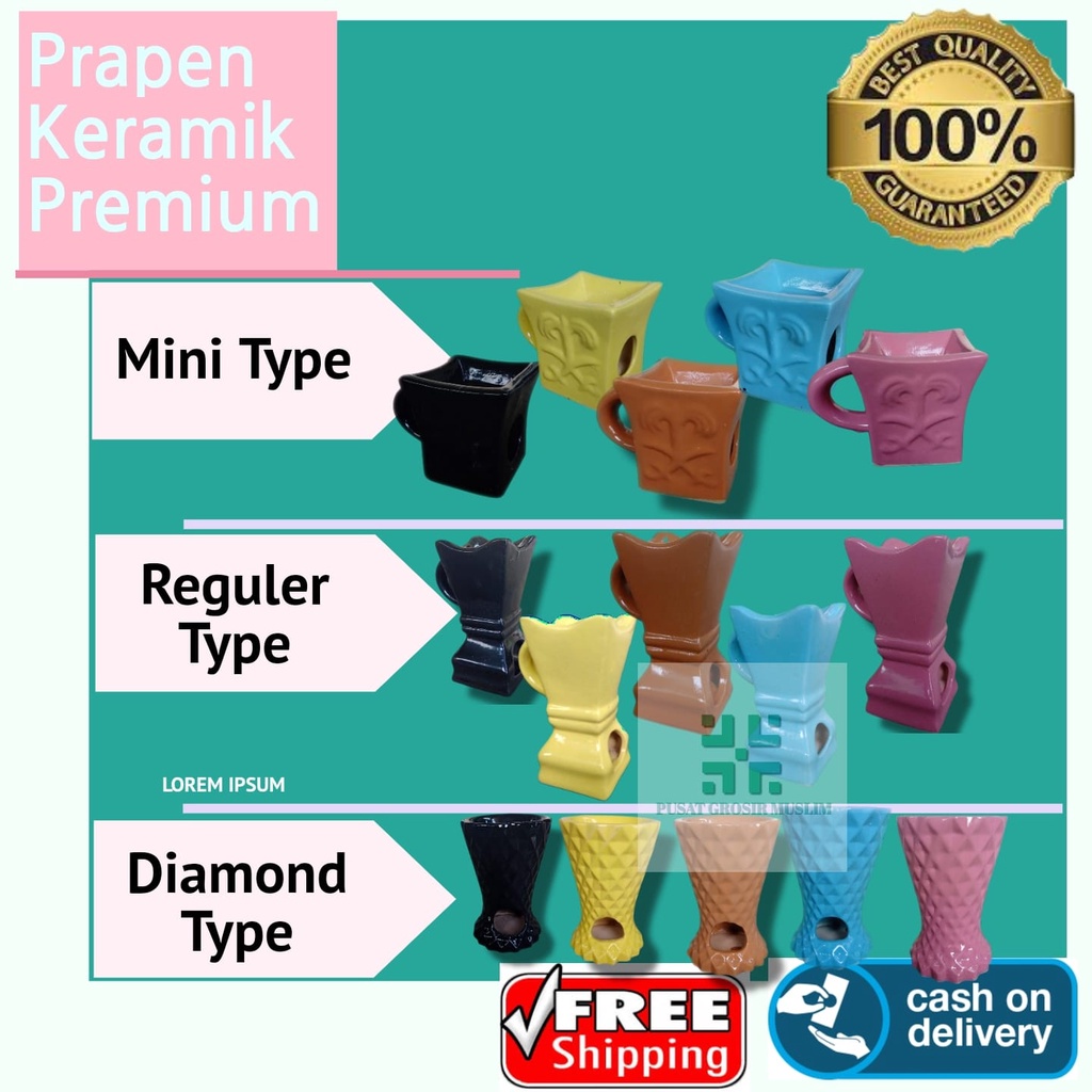 Tempat Bakaran Dupa Keramik Buhur gabungan Wadah gaharu, Diamond, Standard, Mini Termurah