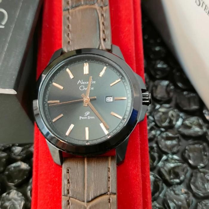 Jam Tangan Analog Pria Alexandre Christie Ac 1017 MD Steel
