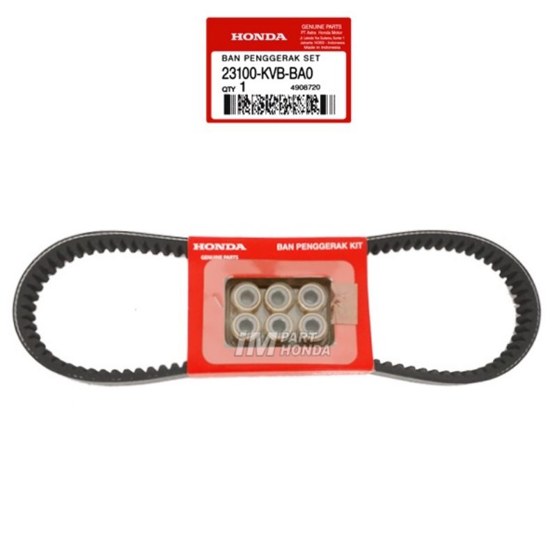 vanbelt vario 110 cw karbu vario 100 techno carbu 23100-KVB-BA0 original ahm