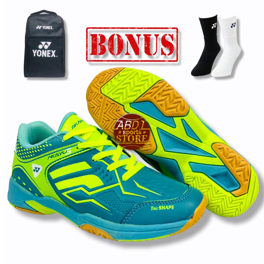 Sepatu Badminton Yonex Akayu 5 Anak Wanita Karet Terlaris/ Sepatu Bulutangkis Yonex Akayu 5 Wanita T