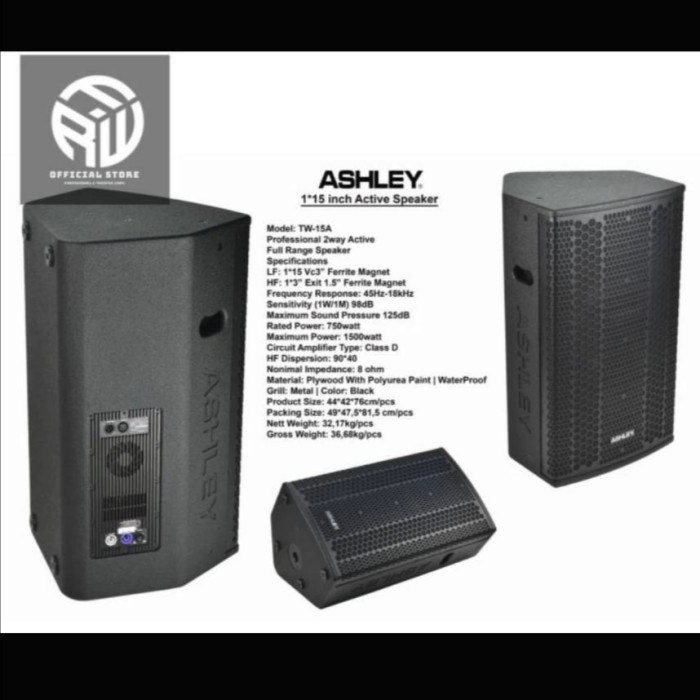 Terlaris Speaker Aktif Ashley Tw15A Tw 15A Original
