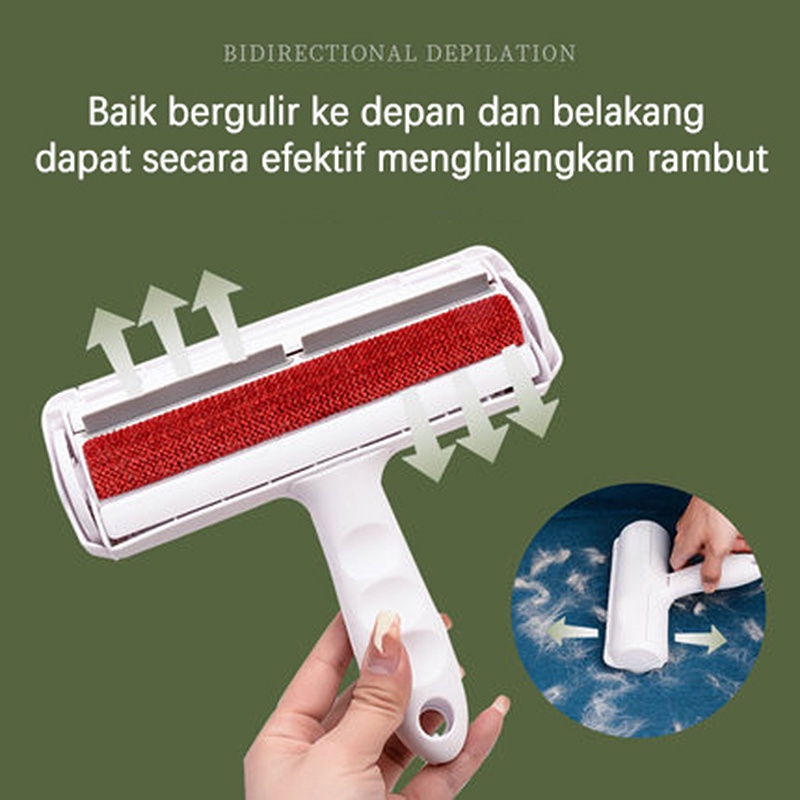 Pembersih Bulu Kucing/Anjing Roller Pembersih Pakaian Bulu Hewan Peliharaan Olive Care PET HAIR REMOVAL