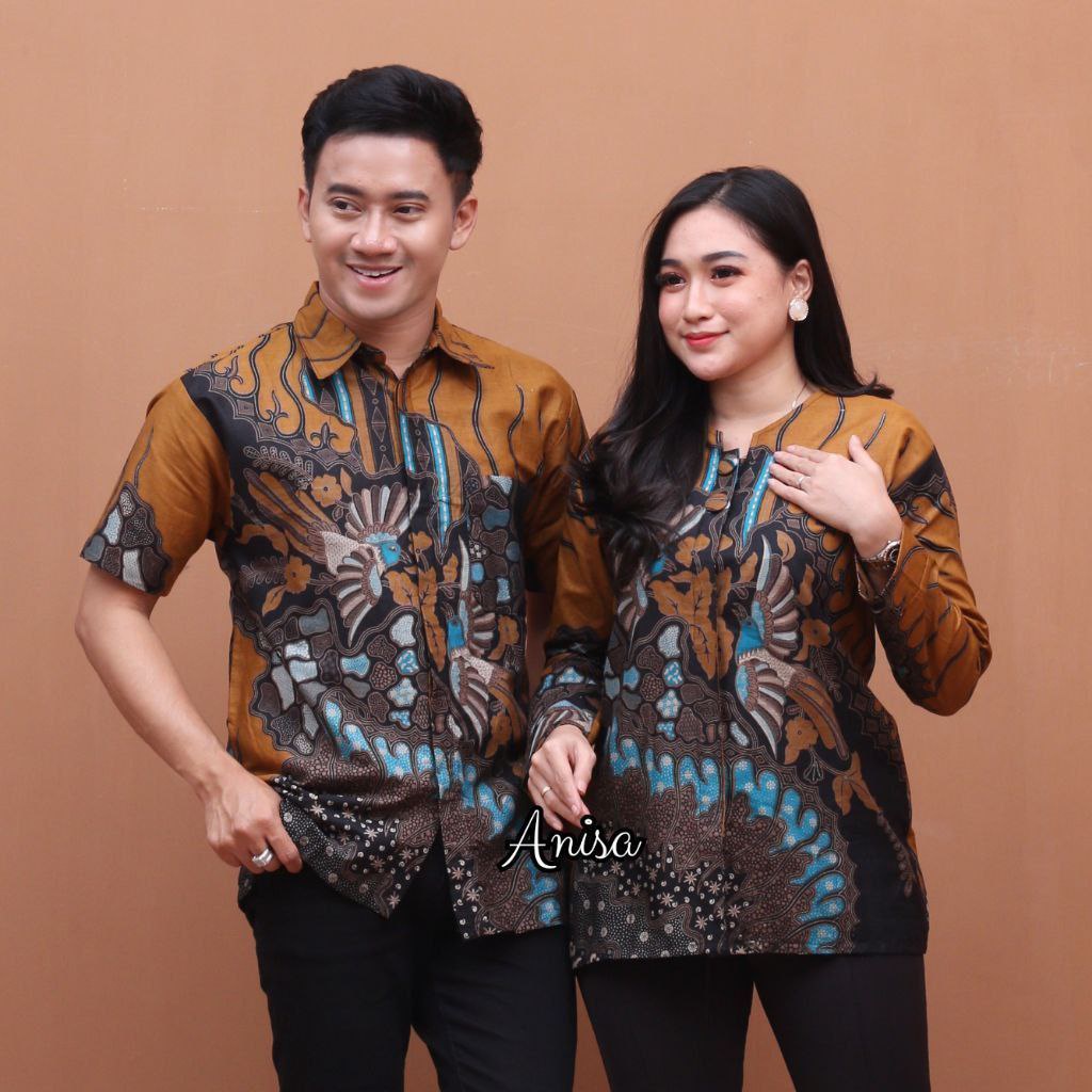 Baju Batik Wanita Modern Atasan Blouse Kerja Kantor Wanita