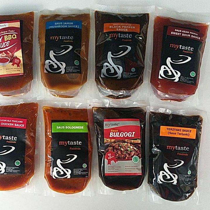 

Gebyar promo My taste gochujang/ blackpaper/ teriyaki/ bbq/ thai chicken/ sweet and sour/ thai chicken/ bulgogi/saus jamur