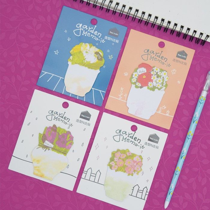 

sianbaloney Mini Garden Memo-it Post-its Notes Tempel