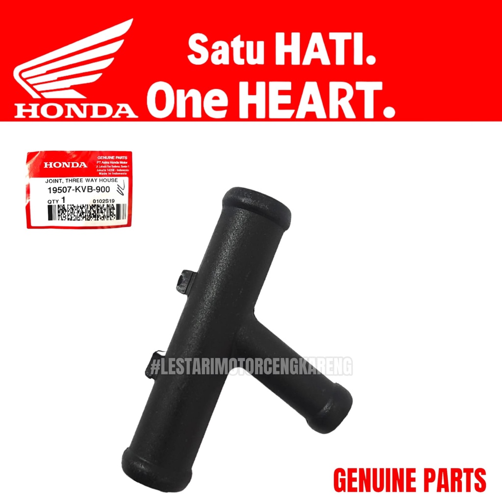 PIPA T SELANG RADIATOR VARIO KARBU KARBURATOR ASLI ORI 19507-KVB-900