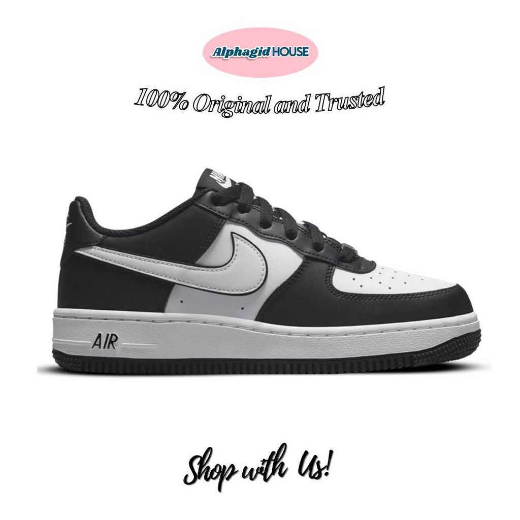 Nike Air Force 1 Low White Black Panda 2023 GS Womens-100% Original