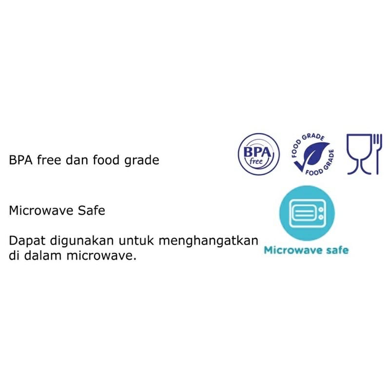 Baby Safe Food Container FC04A - FC005 // Wadah Tempat Simpan MPASI Bayi ASI Snack bayi // Kedap STERIL 120ml - 240ml