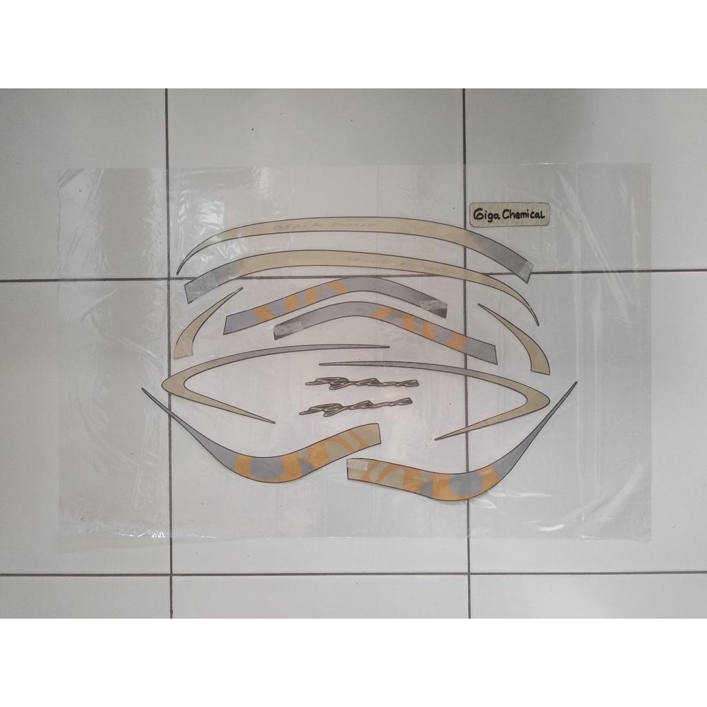 Striping Sticker Lis Honda Scoopy Stylist 2020 2021 Abu Abu Original