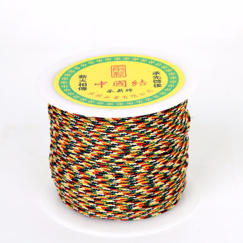 Tali Multi Warna Nylon Cords Thread Chinese Knot Pancawarna Lima Warna