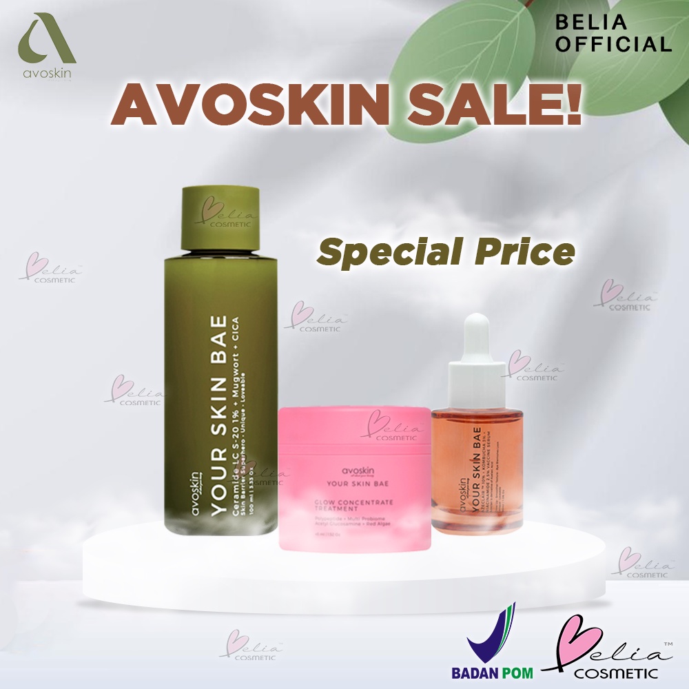 ❤ BELIA ❤ AVOSKIN SALE Exp Dekat | Cuci Gudang | Toner | Serum | Moisturizer | Perawatan Kulit | BPOM