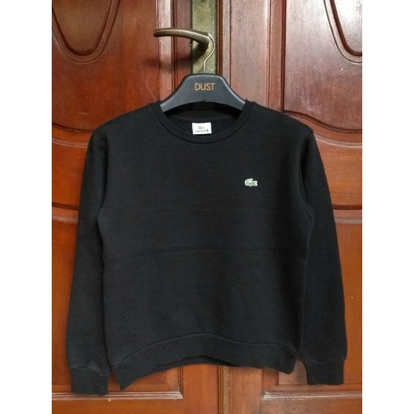 Lacoste small Logo Crewneck Hoodie Tshirt kaos second bekas