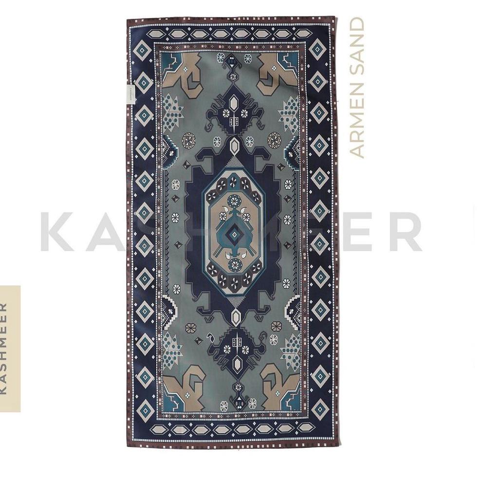 MENARIK Vol 4 | Sajadah Kashmeer Original Sejadah Pria dan Wanita Anti Air Sajadah Traveling Premium