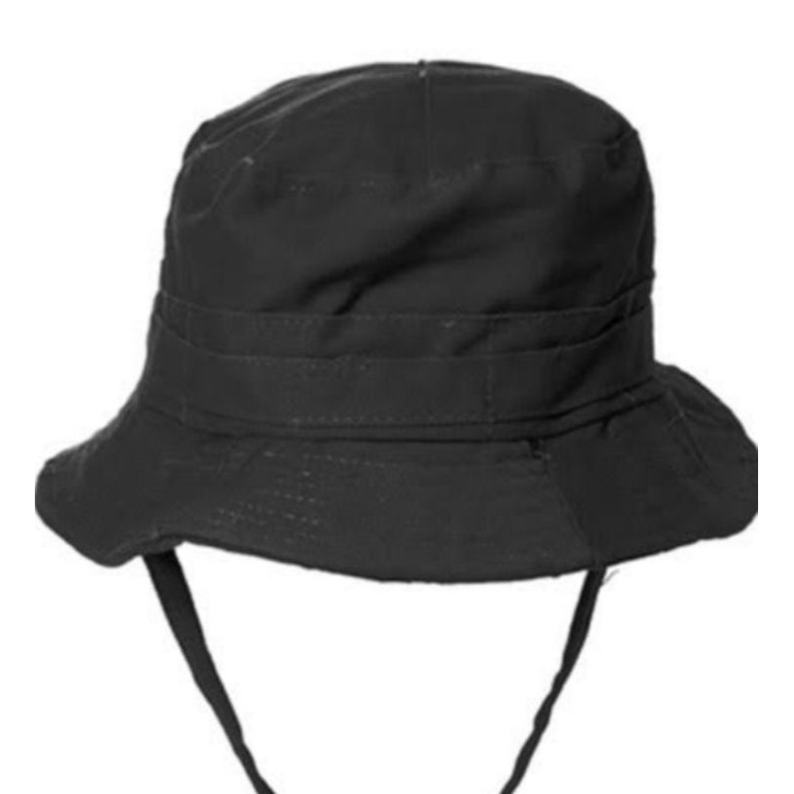 Topi Rimba/Bucket Hat hitam