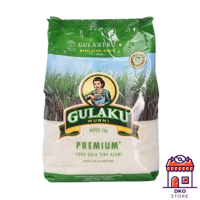 

GULAKU Gula Murni Premium - 1 Kg - Gula Pasir Tebu Asli