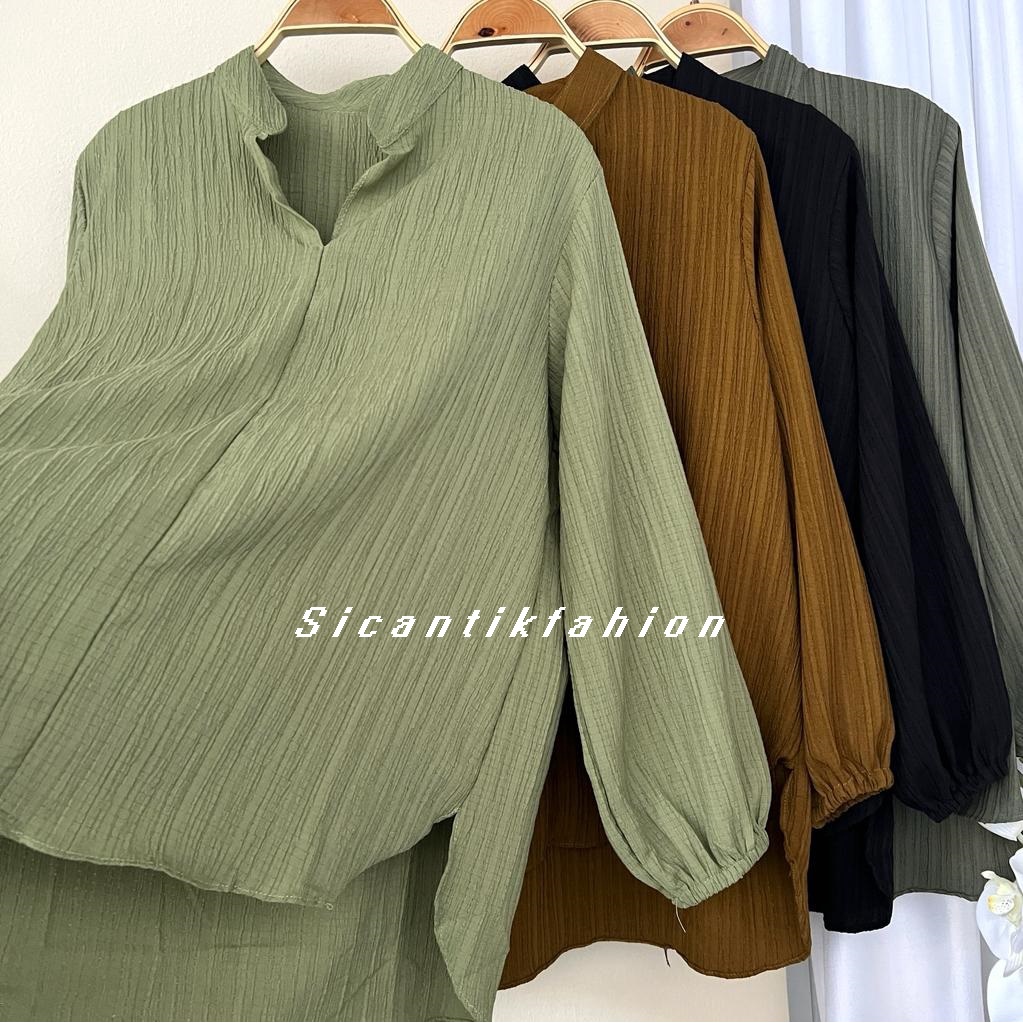 Kemeja Blouse Wanita Kekinian // Kemeja Ladycrush // Outher Wanita