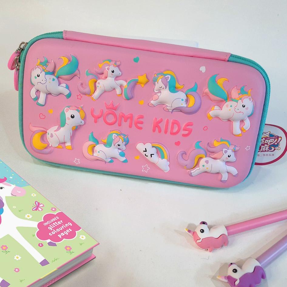

Tempat pensil smiggle LOOKALIKE / KOTAK PENSIL EVA Hardcase pencil case big YOME YB1911
