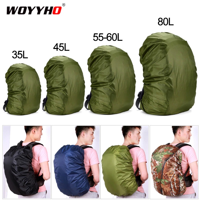 WOYYHO Rain Cover Tas Ransel Waterproof Backpack Cover W1012