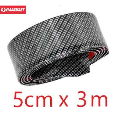 Flashmart Karlor Stiker Vinyl Carbon Fiber Mobil 5 x 300 cm - TAA749