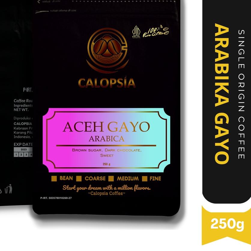 

♔ CALOPSIA Kopi Aceh Gayo Arabica Single Origin 250 Gram (Specialty Grade 1) | Kopi Arabica Gayo | Kopi Arabika Aceh | Kopi Aceh Gayo | Aceh Gayo Coffee | Kopi Arabica | Aceh Gayo Arabica Coffee ➺