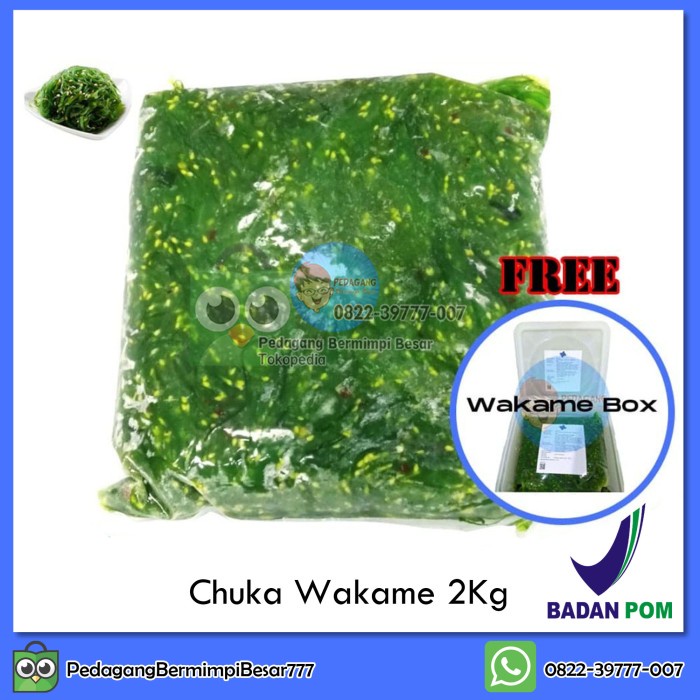 

Chuka Wakame 2Kg Salad Rumput Laut Seaweed Salad