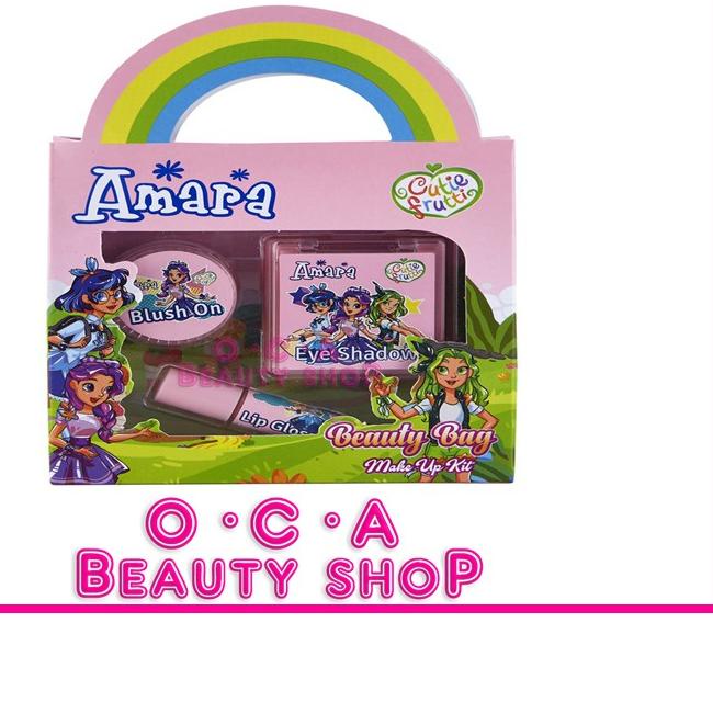 ☪ [Original  2025] Amara Beauty Bag Make Up Kit - Make Up Anak / Kado Ultah / Kado untuk Anak Cewek 