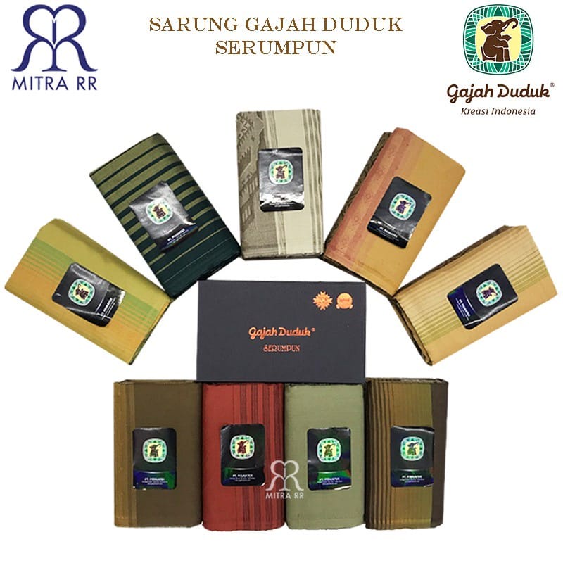 Sarung Gajah Duduk Serumpun - Ecer dan Grosir